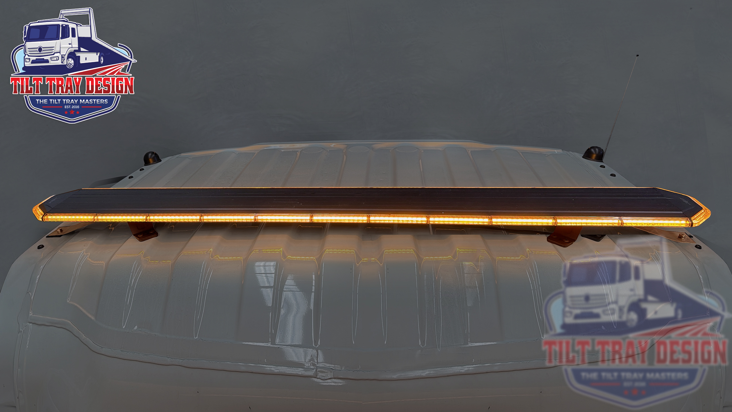 Tilt Tray Design - The Geomax LED Emergency Light Bar for - Tow Trucks Accessories