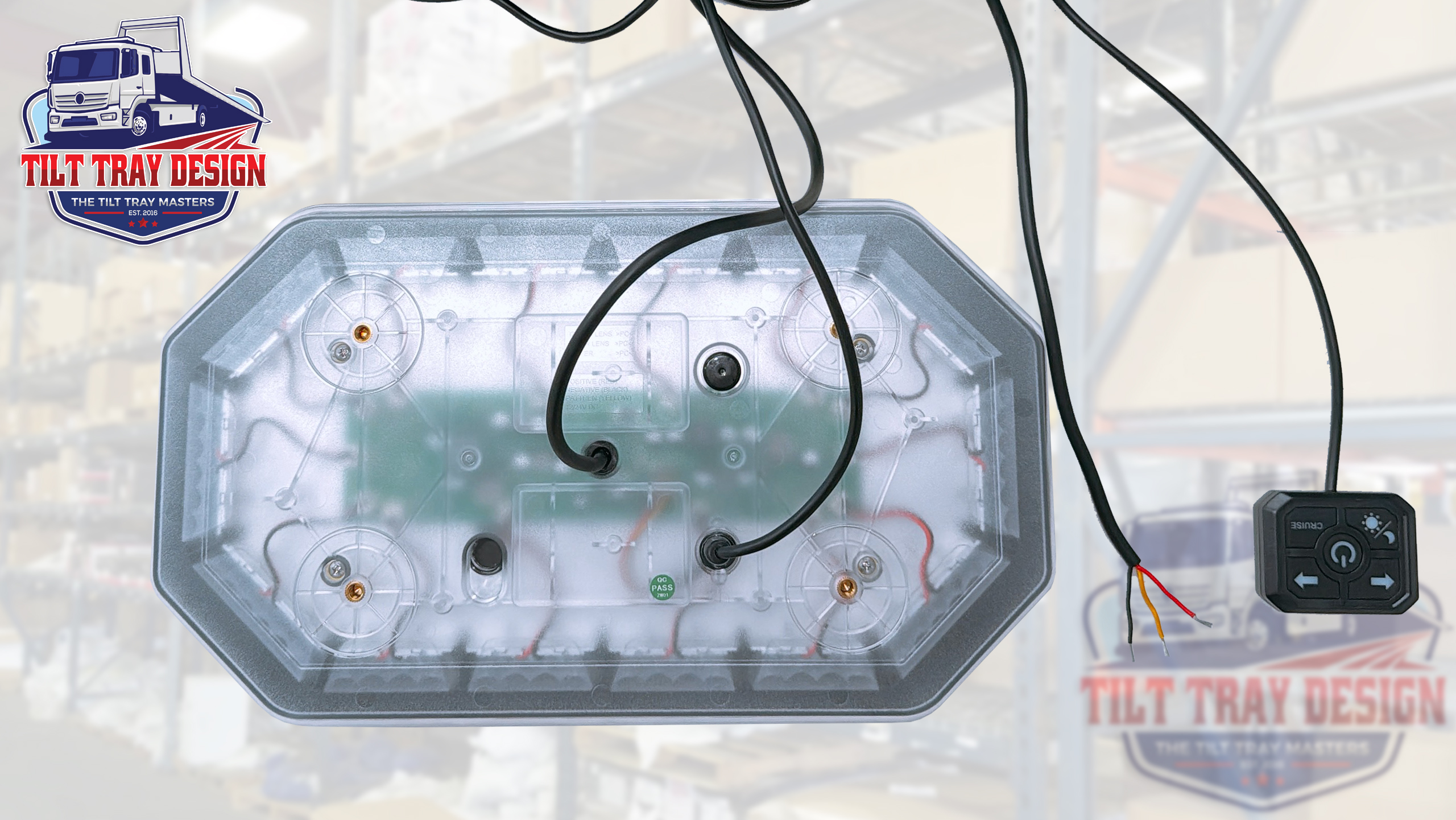 15" LIGHTNING SUPER LOW PROFILE ROOFTOP EMERGENCY WARNING LIGHT BAR - Image 4