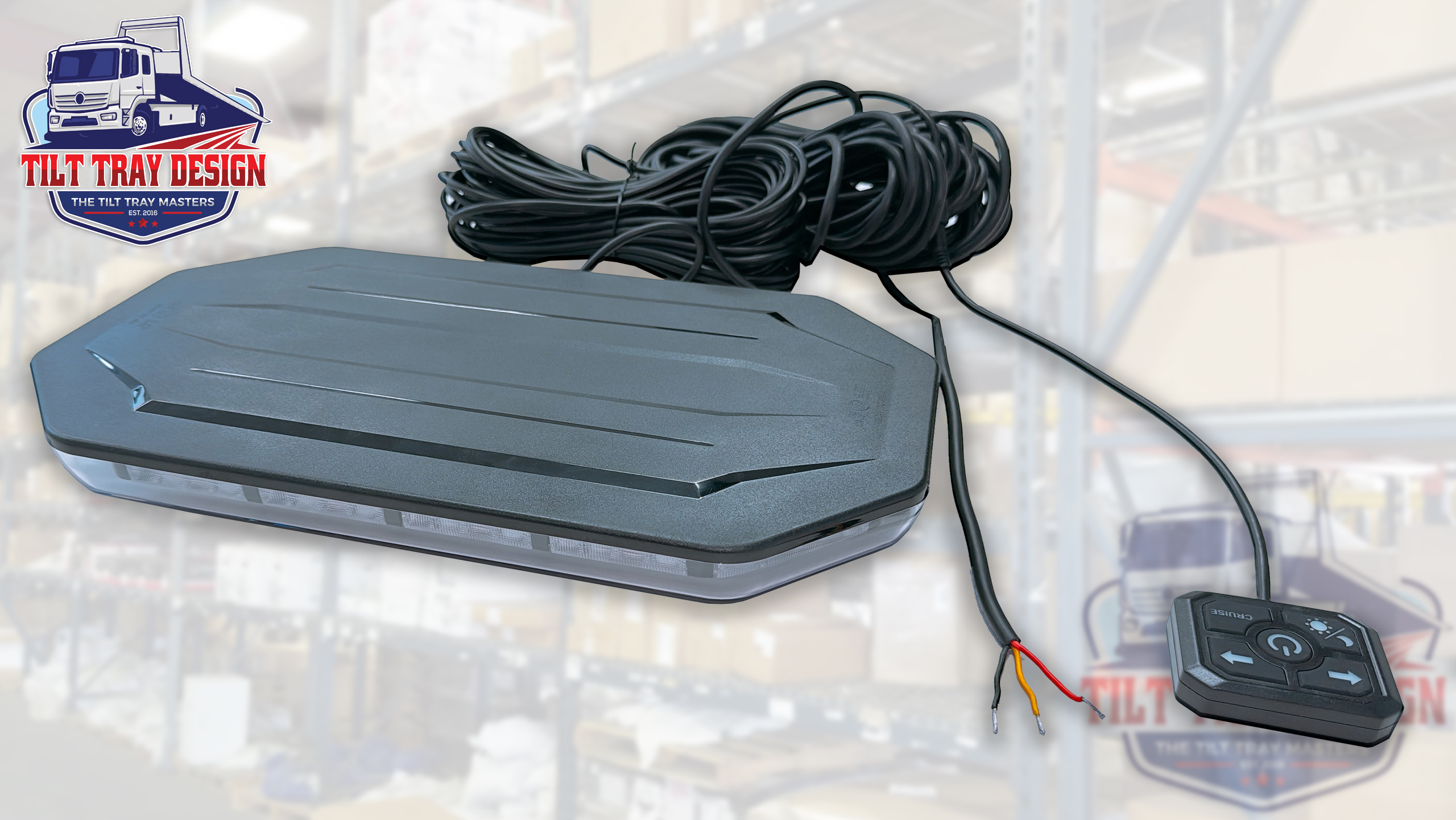 Tilt Tray Design - LED Light Bar - Tow Truck Accessories