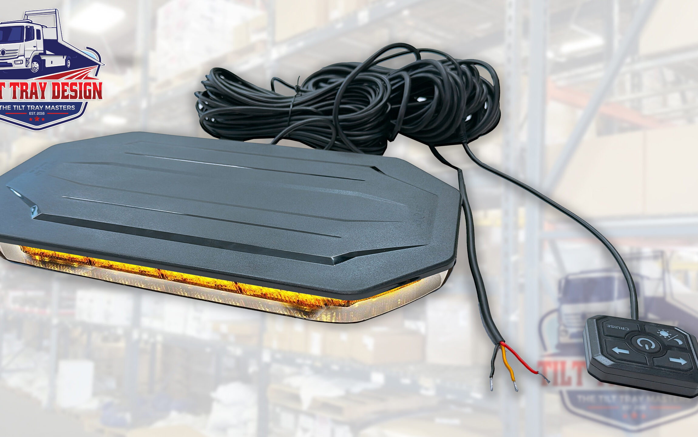 15" LIGHTNING SUPER LOW PROFILE ROOFTOP EMERGENCY WARNING LIGHT BAR