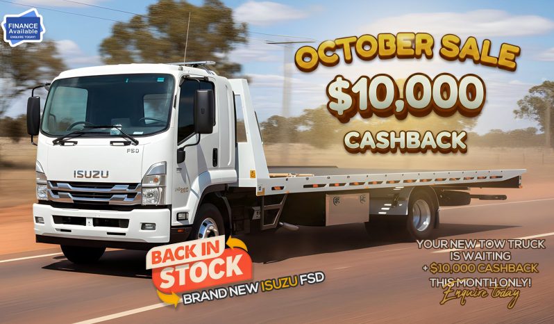 ISUZU FSD - Hino Tilt Tray Tow Truck For Sale Melbourne